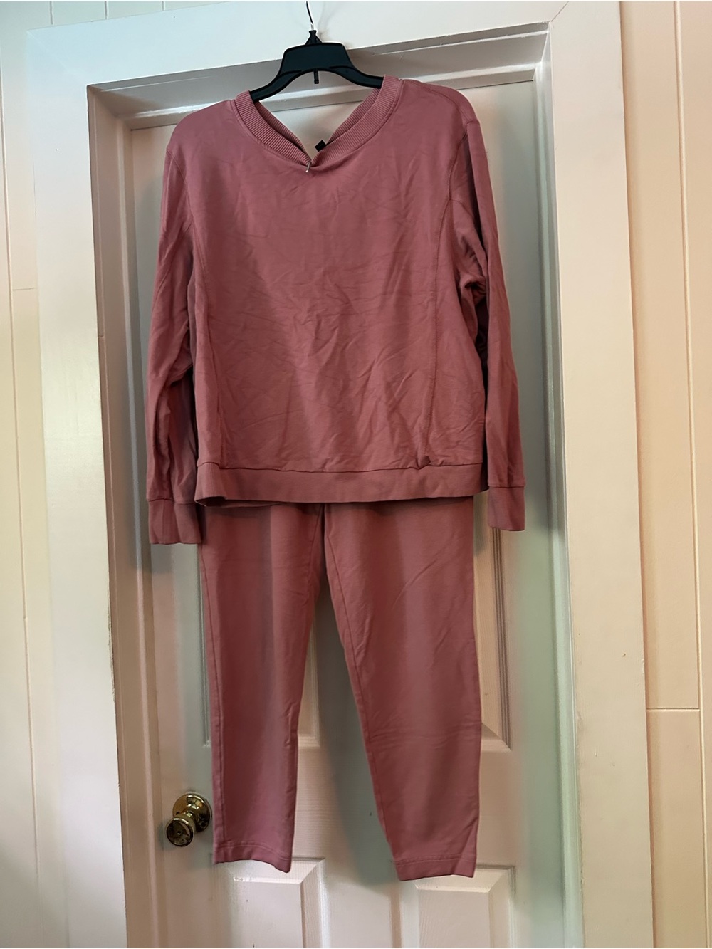 Banana Republic Women Dusty Rose Long-Sleeve Set